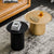 Amare Carbon Steel Black Round Side Table