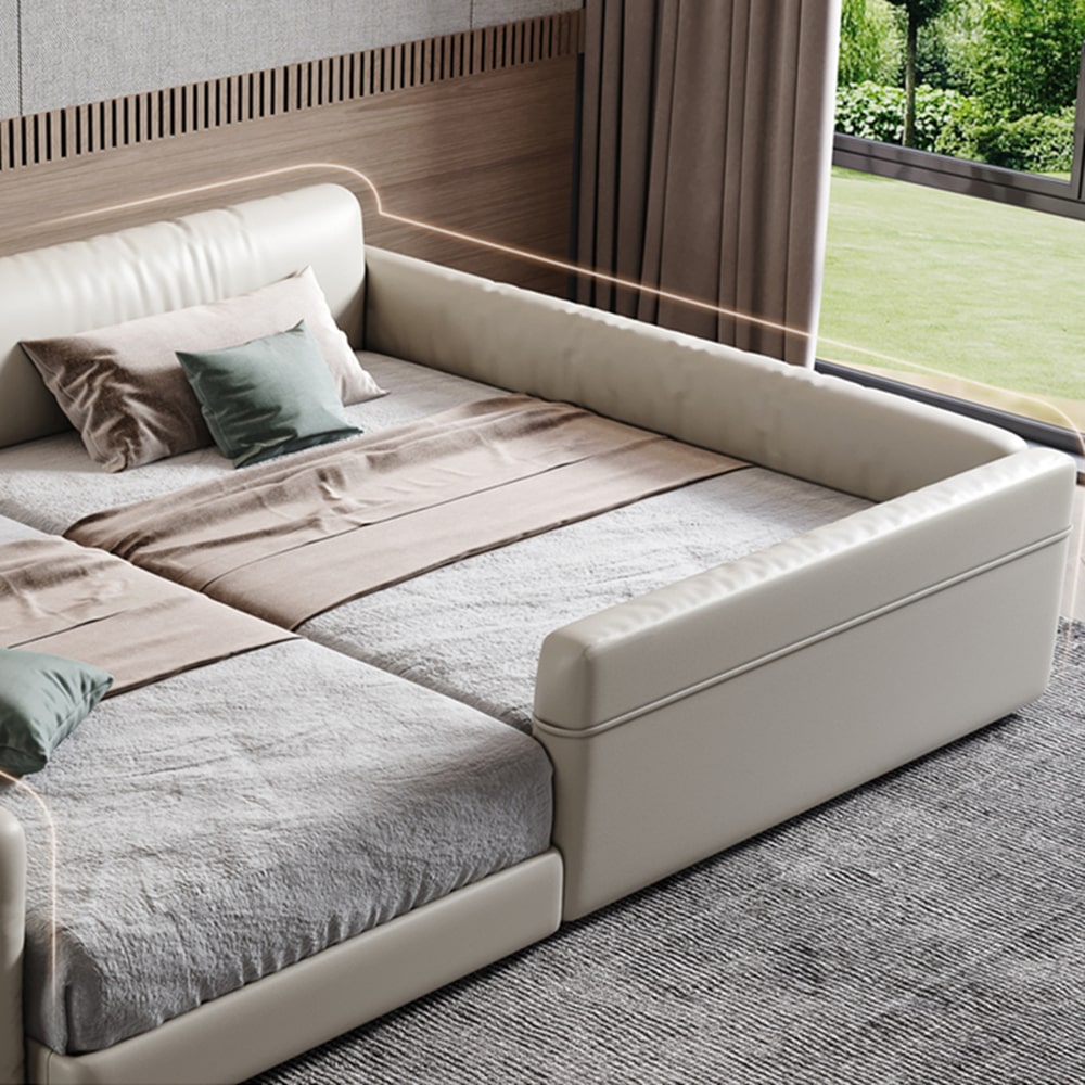 Divided Frames Abbigai Family Bed – Spacious Custom Family Bed, Divided Frame Design ...