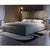 Abrar Suede Fabric Luxury Wide Headboard Bed Frame King Size