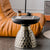 Afon Round Modern Side Table Storage End Table