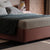 Akande Velvet Cloud Shaped High Headboard Modern Bed Frame Queen Size