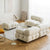 Alina Boucle Sofa 3-Pieces Cube Modular Sofa Set Upholstery Sofa in stock