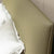 Barnett Wide Upholstered Headboard Green Suede Fabric Modern Bed Frame Queen Size