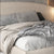 Bellamy Suede Fabric Wide Headboard Luxury Bed Frame King Size