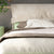 Caelan Modern Suede Fabric Upholstered Headboard Bed Frame Queen Size