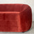 Dario Boucle/ Velvet Fabric 3-Seater Sofa  Round Shaped Upholstery Sofa