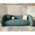 Dennison Technical Fabric 3-Seater Round Shaped Sofa in Blue/Green/Orange