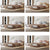 Eady Brown Technical Fabric Modern Floating Bed Frame King Size