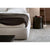 Hendricks Gray Fabric Wide Headboard Luxury Bed Frame King Size