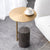 Kail Round Stainless Top Side Table
