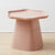 Patli Plastic Side Table in Pink/Yellow/Gray