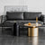 Amare Carbon Steel Gold Round Side Table