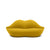Nicky Lips Special Design Sofa Velvet Fabric Interior Sofa in Yellow in stock