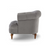 Eliana Velvet Vintage American Style Chai Rivets Decoration Lounge Chair