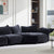 Blue Flower Designed Luxury Interior Sofa Modular Sofa in stock