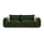 Ada 2-Seater Velvet Arm Sofa Interior Soft Cozy Couch Loveseat