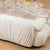 Adair White Boucle Cloud Curved  Upholstery Sofa 2-Seater Modular Sofa