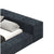 Adeline Brown/Black Technical Fabric Luxury Modern Bed Frame King Size