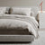 Axel Fabric Modern Simple Bed Frame King Size