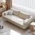 Bailee Grey Flannelette 3-Seater Fabric Arm Sofa