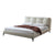 Carrie White Technical Fabric Bed Frame Queen Size