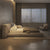 Cullen Suede Fabric Contemporary Minimalist Wide Headboard Bed Frame/Bedside Table