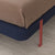 Daniella Navy Blue Fabric Bed Frame King Size