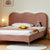 Deva Pink Velvet Simple  Bed Frame King Size