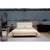 Dylan White Boucle Minimalist Bed Frame King Size