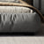 Elliott Wide Headboard Bed Frame Queen Size in White/Brown/Gray
