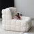 Fabric Armless Sofa  3-Seater Couch Lounge Sofa