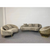 Simpson Velvet Sofa Egg Sofa Set Upholstery in Brown in Stock