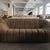 Samson Wool Sofa 3-Seater Sofa Armchair in Brown in Stock