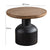 Iaolani Vintage Black Round Side Table