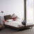 Ifra Suede Fabric Special Shaped Modern Bed Frame King Size